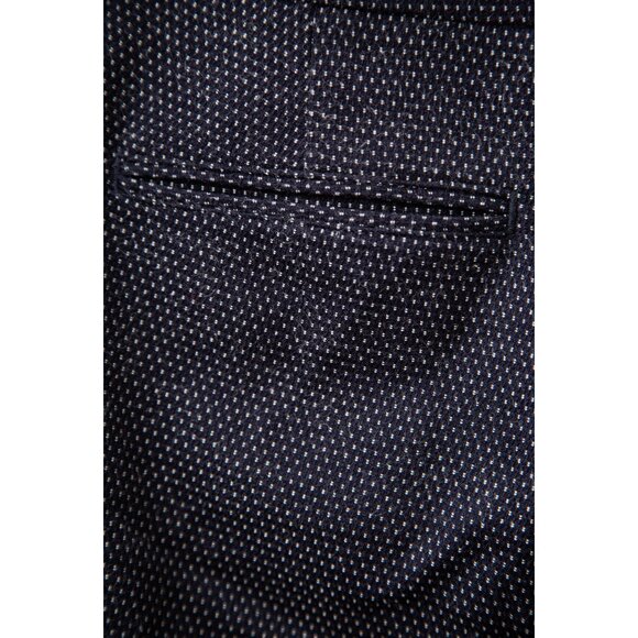 Ann Taylor Navy Pindot Slacks, size 14P - Picture 4 of 7